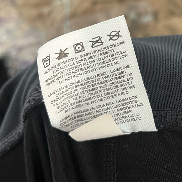 Nike Dri-Fit Womens Power Essential Running Crop Leggings Black Medium - Picture 12 of 12